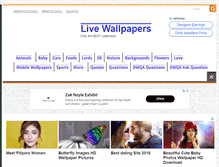 Tablet Screenshot of livewallpapers.info